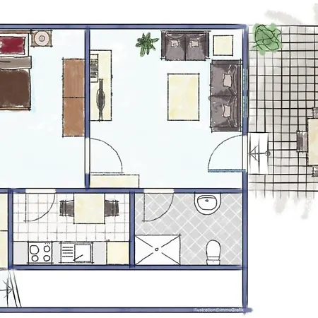 Appartement Haus Friesenjungs Ferienwohnung